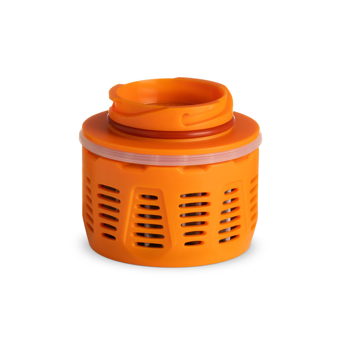 Grayl GeoPress Replacement Filter and Purifier Cartridge: Standard View / Orange / No Valve