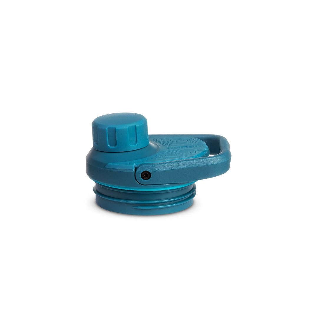 Grayl UltraPress Replacement Drink-Thru Cap | Forest Blue | FlipCarry Handle Down View / Forest Blue