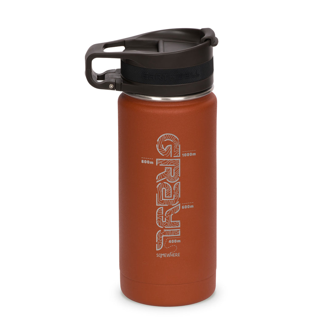 Earthwell® xGrayl 16oz Roaster™ Loop Bottle / Sierra Red