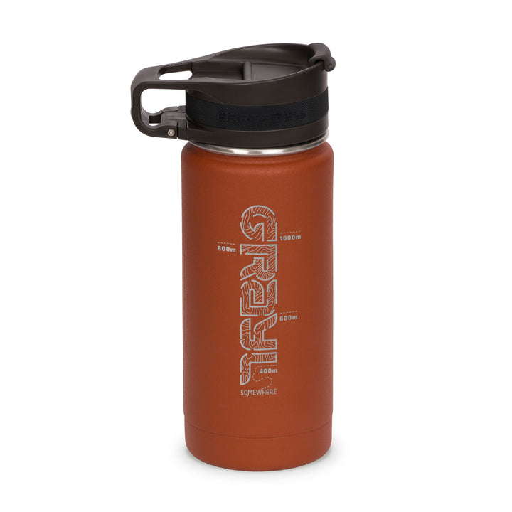 Earthwell® xGrayl 16oz Roaster™ Loop Bottle / Sierra Red